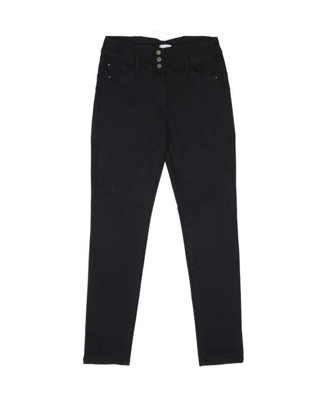 Jean VICTORIA  - Jean coupe slim powerstretch 7/8ème -  Noir - C'est Beau la Vie