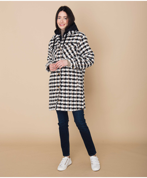 Manteau discount col capuche