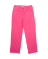 Pantalon ALEXANDRA droit 7/8ème poches plaquées bouton corne - Rose - C'est Beau la Vie
