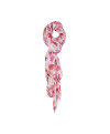 Foulard LAURA fantaisie imprimé fleurs - Rose - C'est Beau la Vie
