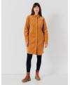 Robe ARNAUD  - Robe chemise en  velours fermeture boutons corne -  Rustic caramel - C'est Beau la Vie