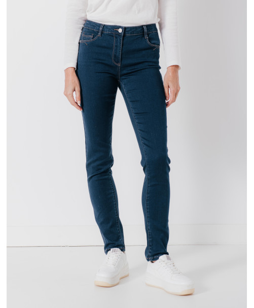 Jean MATHILDE slim power stretch bouton métal - Stone - C'est Beau la Vie Jean MATHILDE slim power stretch bouton métal - Stone - C'est Beau la Vie