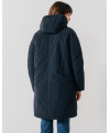 Parka PERLE - Parka longue manches longues à capuche -  Marine - C'est Beau la Vie