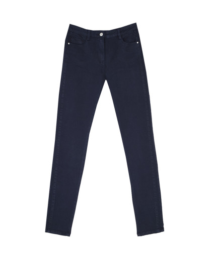 Pantalon LOUISE - Pantalon slim push-up 5 poches -  Marine - C'est Beau la Vie