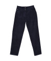 Pantalon EDDY - Pantalon coupe slouchy en velours -  Marine - C'est Beau la Vie