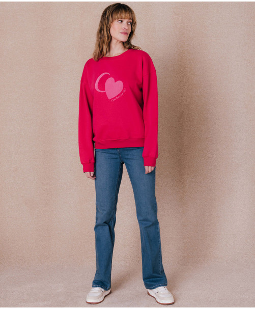 Sweatshirt FIGUE - Grenadine | C'est Beau la Vie