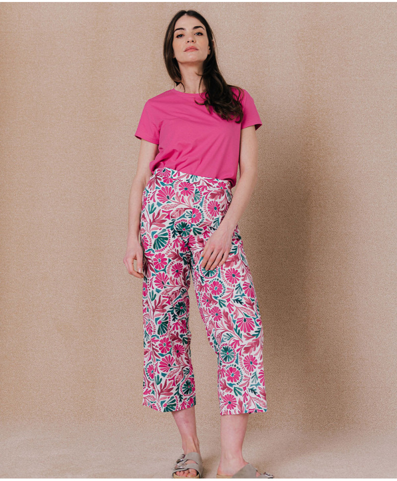 Pantalon MOSAIQUE  - Fushia | C'est Beau la Vie