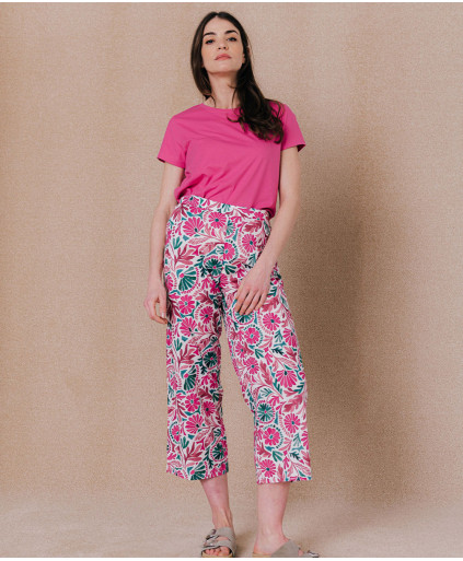 Pantalon MOSAIQUE  - Fushia | C'est Beau la Vie