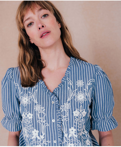 Chemise SERVANE  - Blue | C'est Beau la Vie