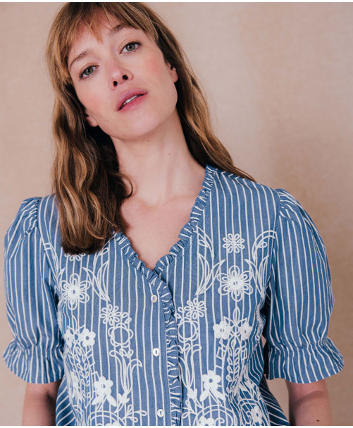 Chemise SERVANE  - Blue | C'est Beau la Vie