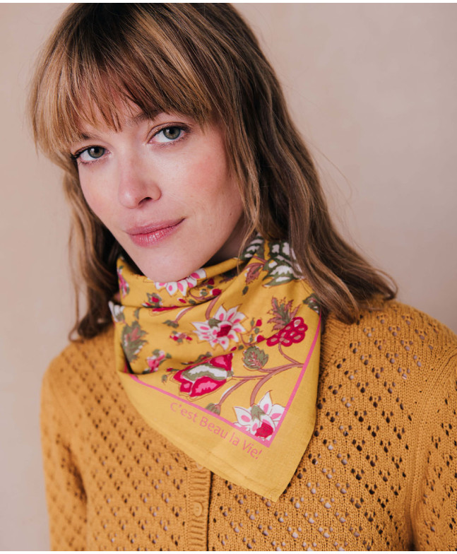 Foulard VICTORINE  - Raisin | C'est Beau la Vie