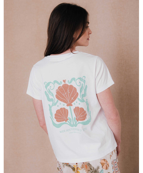 Tee-shirt CANNELLE - Blanc | C'est Beau la Vie