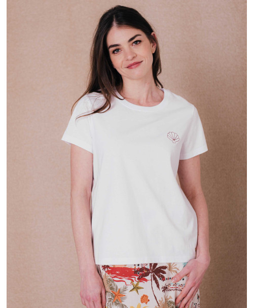 Tee-shirt CANNELLE - Blanc | C'est Beau la Vie