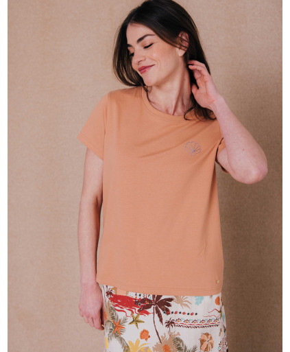 Tee-shirt CANNELLE - Terre rousse | C'est Beau la Vie