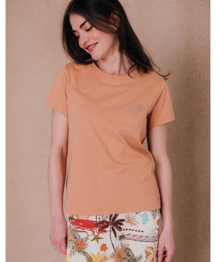 Tee-shirt CANNELLE - Terre rousse | C'est Beau la Vie