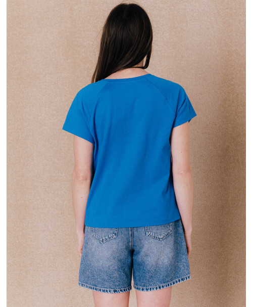 Tee-shirt MAHEE - Bleu exotic  | C'est Beau la Vie