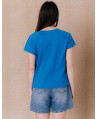 Tee-shirt MAHEE - Bleu exotic