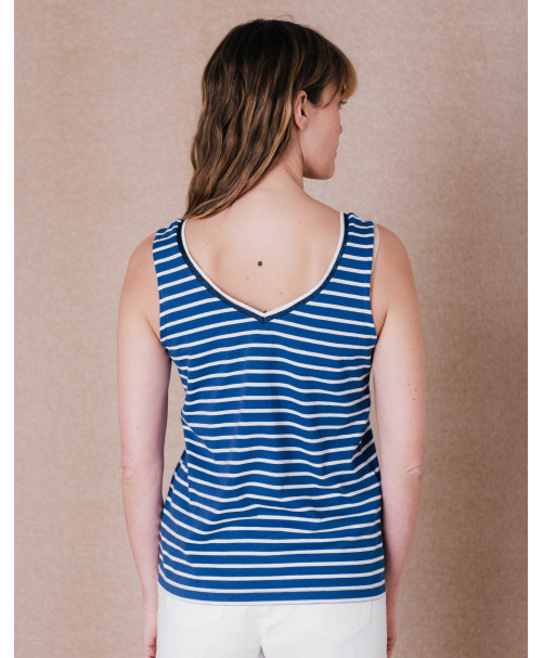 Débardeur MARINE - Bleu de travail  | C'est Beau la Vie