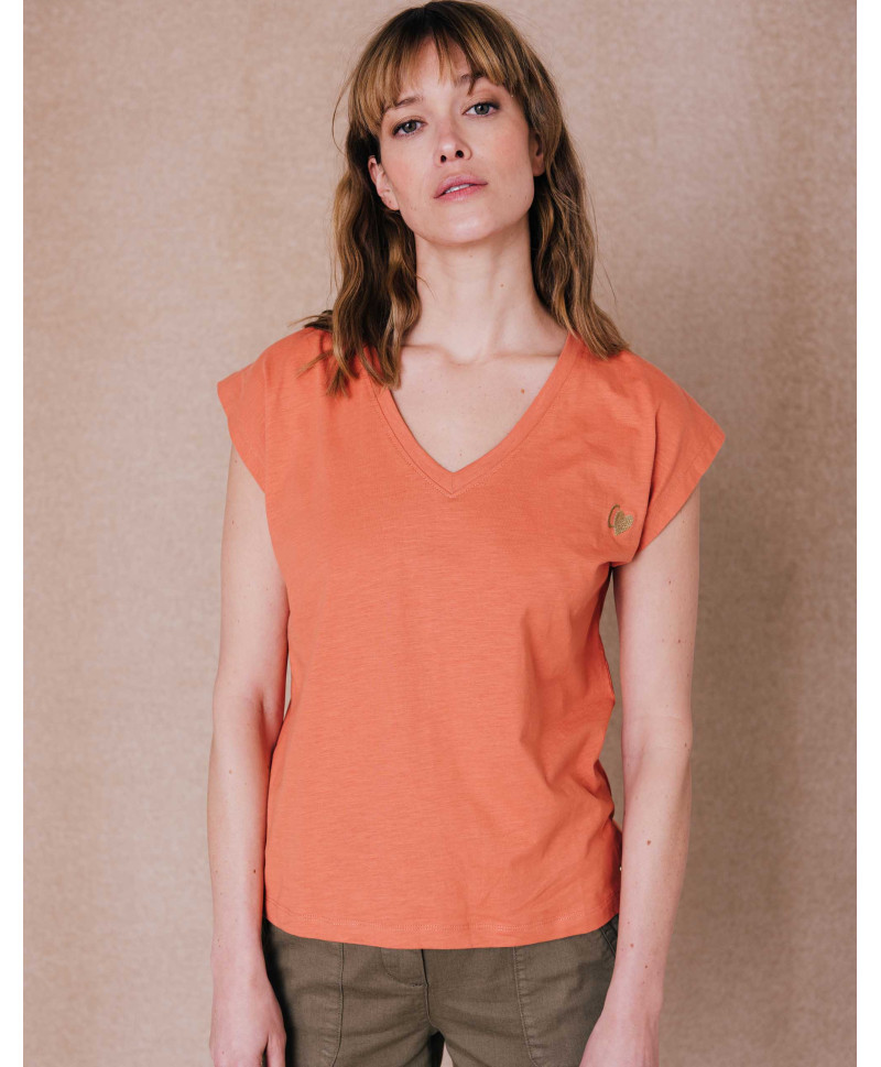 Tee-shirt ESMEE - Argile | C'est Beau la Vie