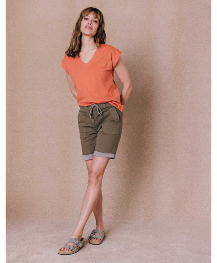 Tee-shirt ESMEE - Argile | C'est Beau la Vie