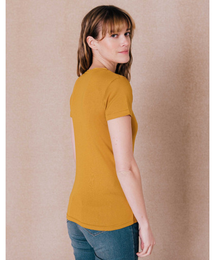 Tee-shirt EVE - Ocre | C'est Beau la Vie