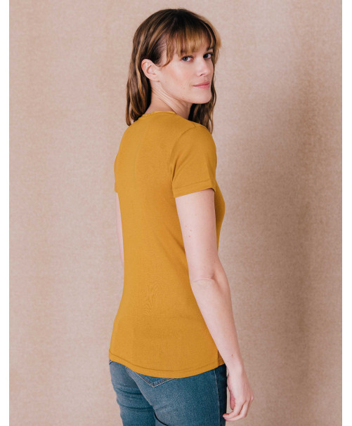 Tee-shirt EVE - Ocre | C'est Beau la Vie