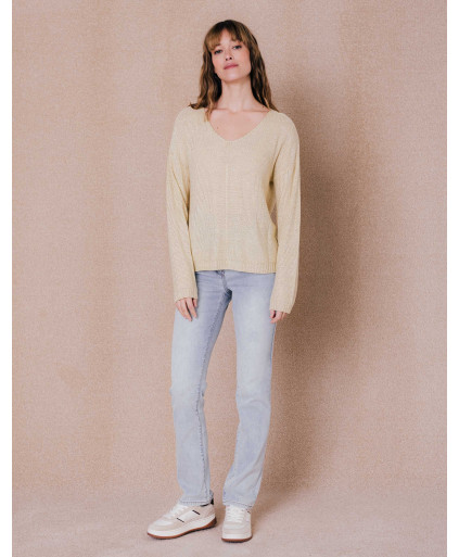 Pull TANZANIE - Blond | C'est Beau la Vie