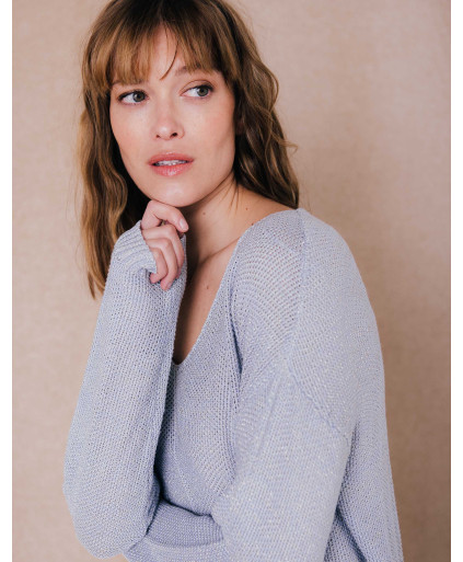 Pull TANZANIE - Ciel  | C'est Beau la Vie