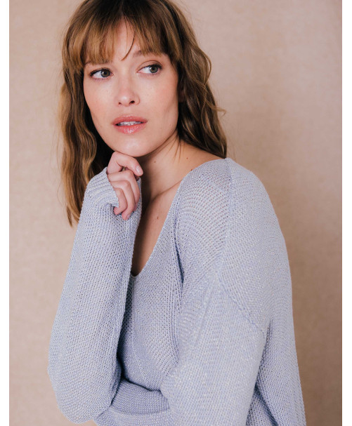 Pull TANZANIE - Ciel  | C'est Beau la Vie