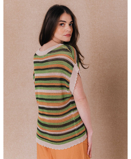 Pull CECILE - Kaki | C'est Beau la Vie