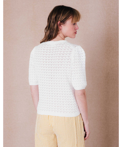 Gilet BLANDINE - Blanc | C'est Beau la Vie