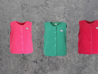 Le gilet moumoute sans manches coloré : tendance du printemps-été 2026